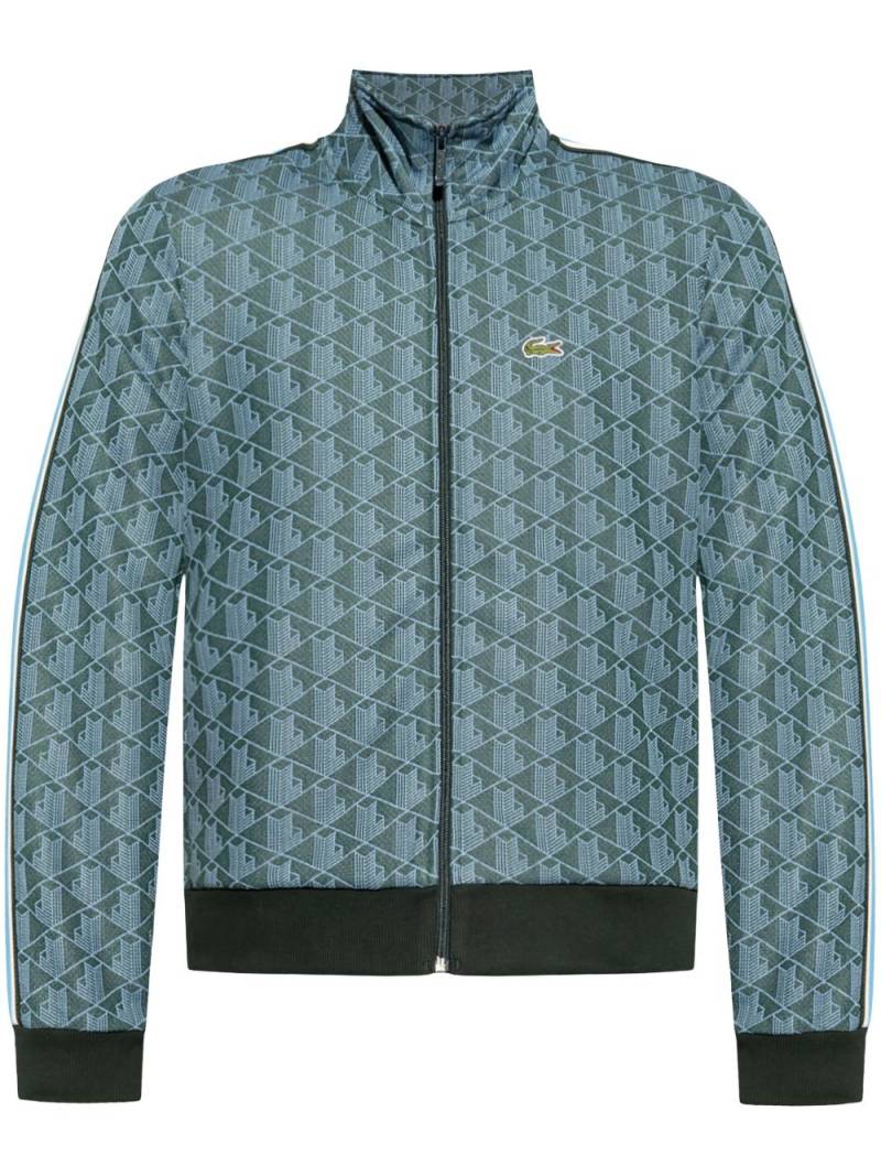 Lacoste monogram-pattern jacket - Green von Lacoste