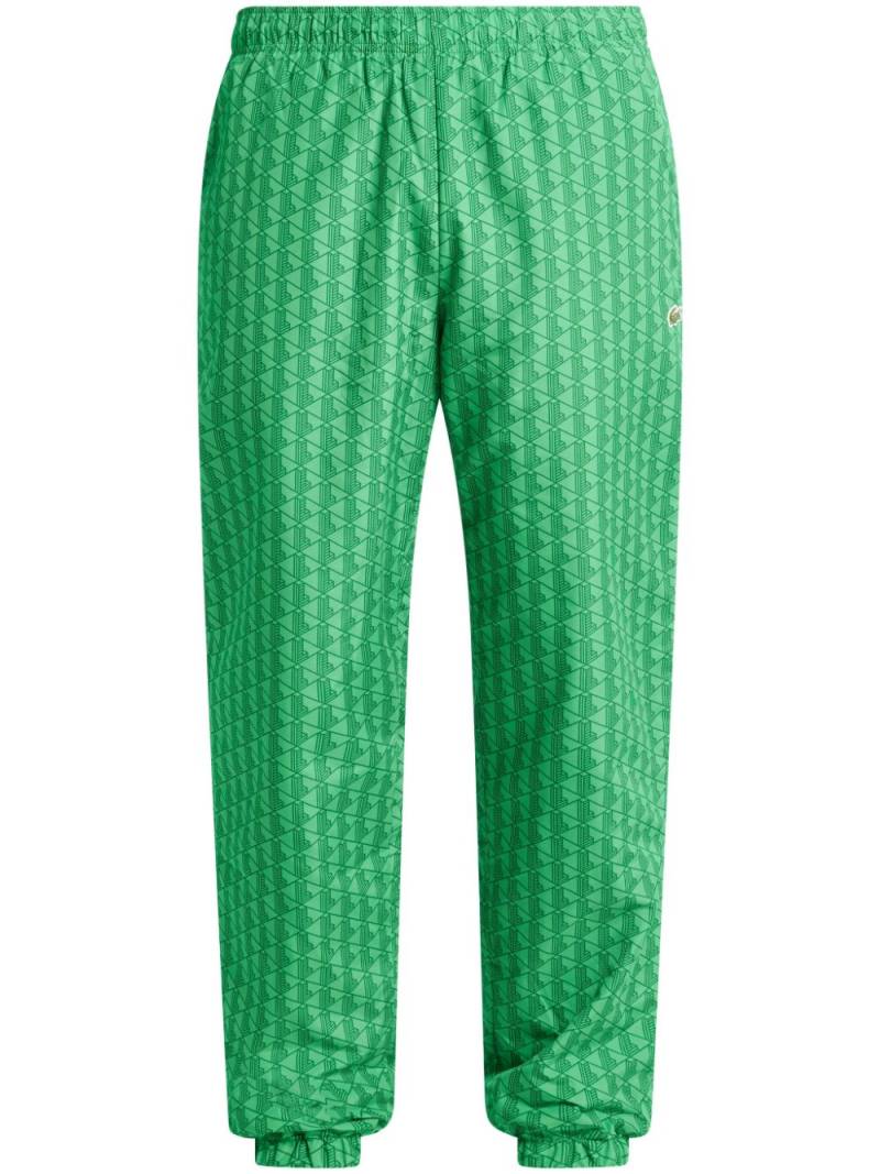 Lacoste monogram-print track pants - Green von Lacoste