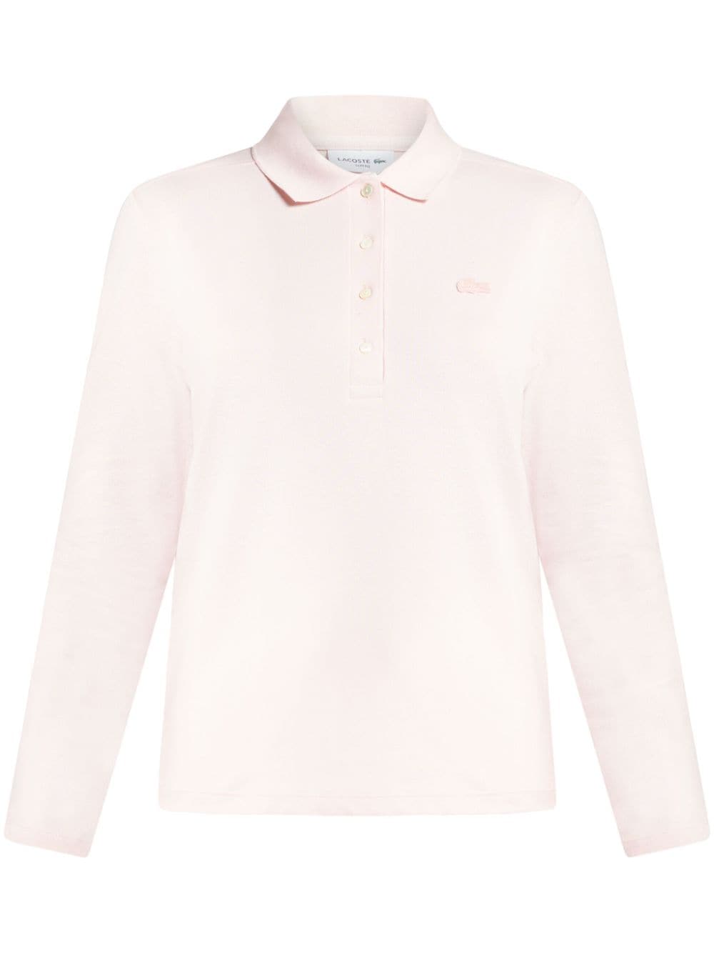 Lacoste piqué stretch polo top - Pink von Lacoste