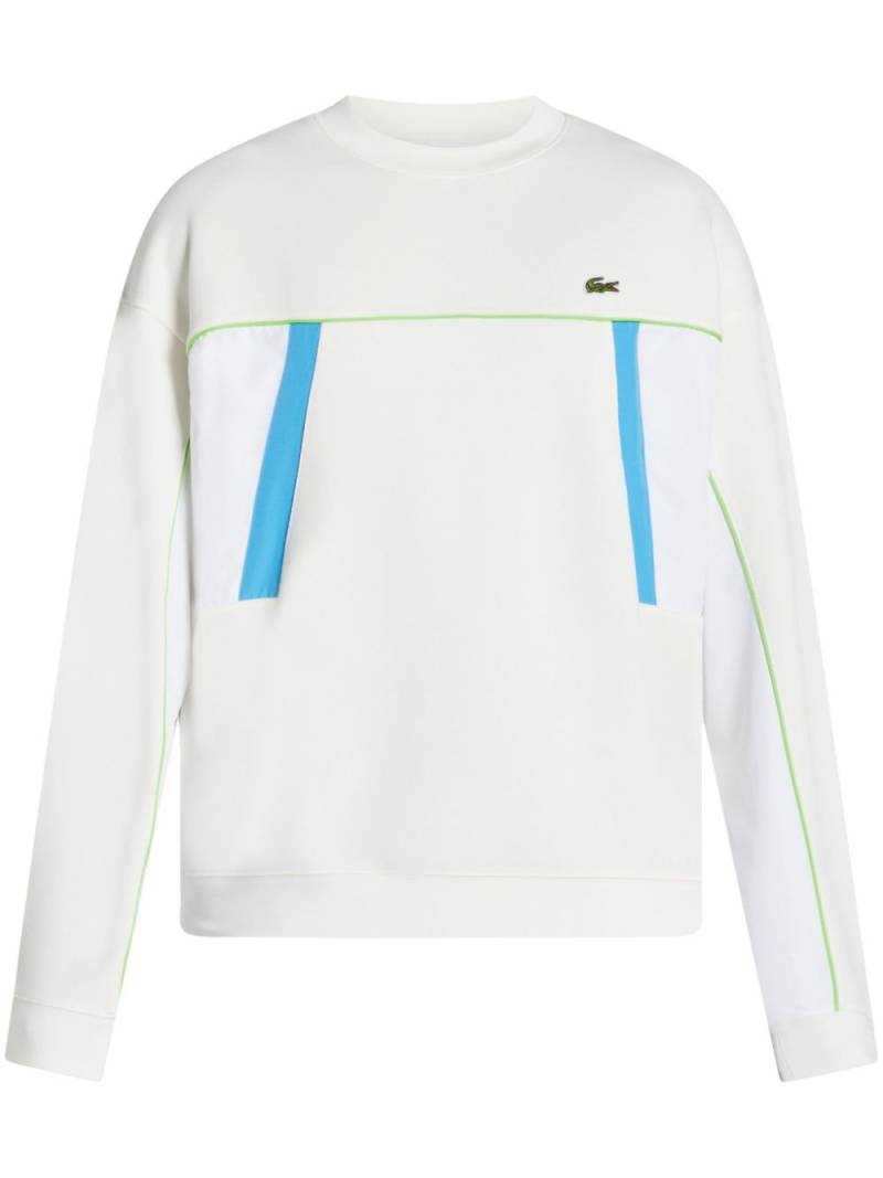 Lacoste piqué sweatshirt - White von Lacoste