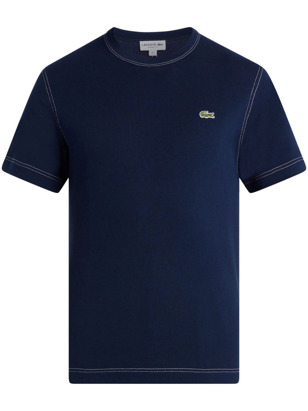 Lacoste piqué-weave organic cotton T-shirt - Blue von Lacoste