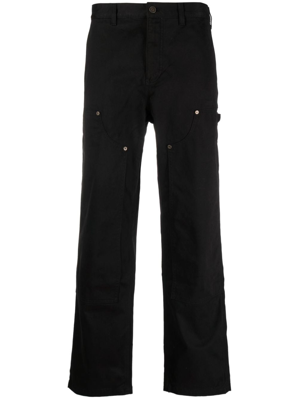 Lacoste straight-cut cargo trousers - Black von Lacoste