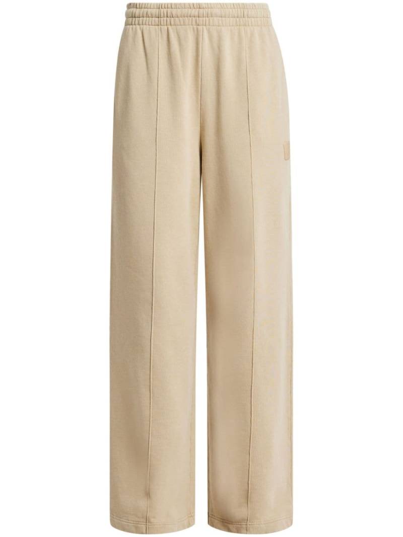 Lacoste wide-leg badge track pants - Neutrals von Lacoste