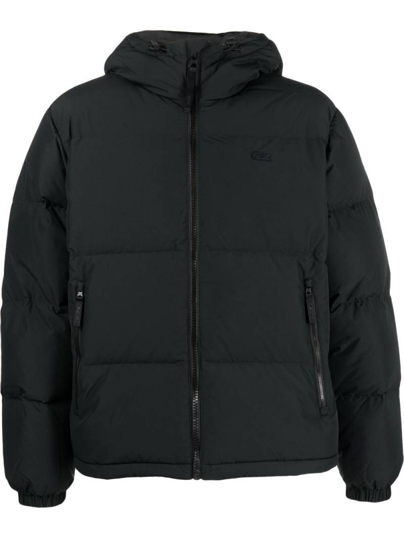 Lacoste zip-fastening padded jacket - Black von Lacoste