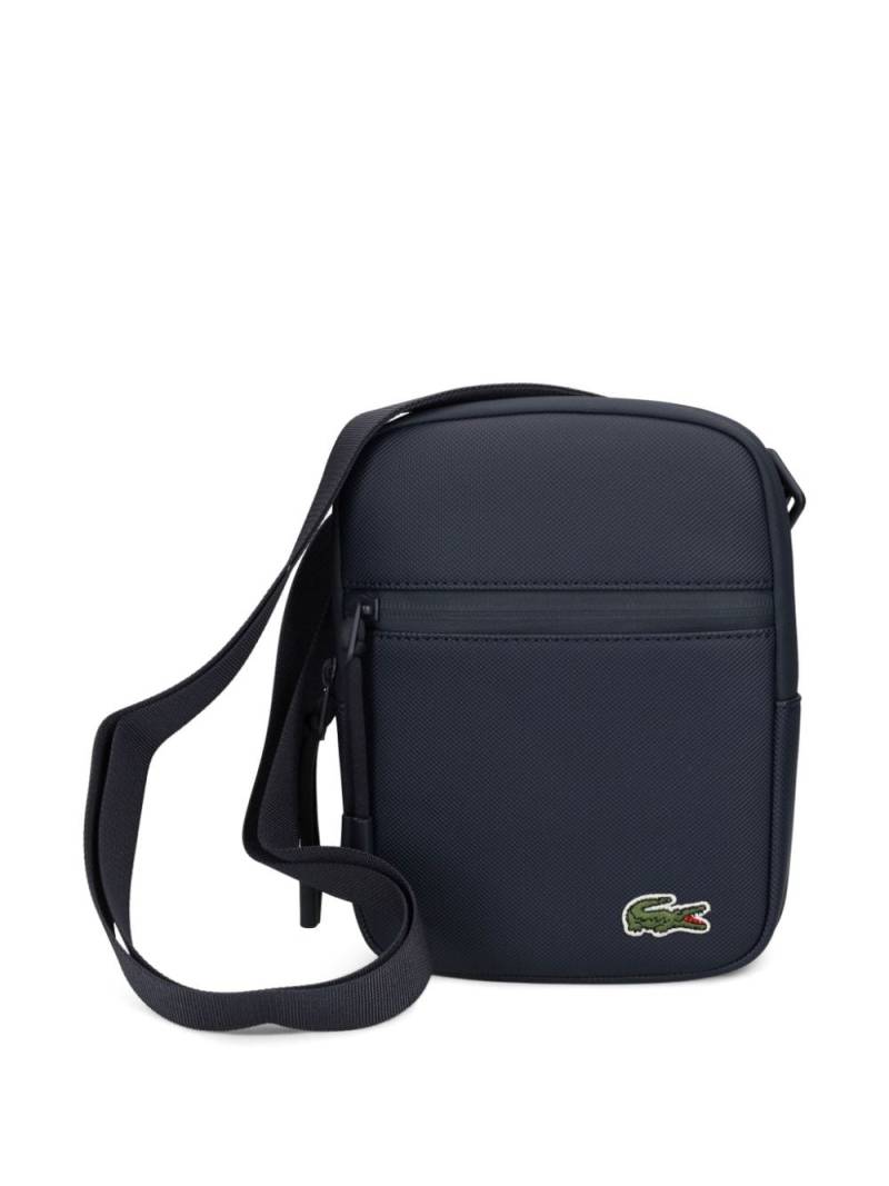 Lacoste zipped small shoulder bag - Blue von Lacoste