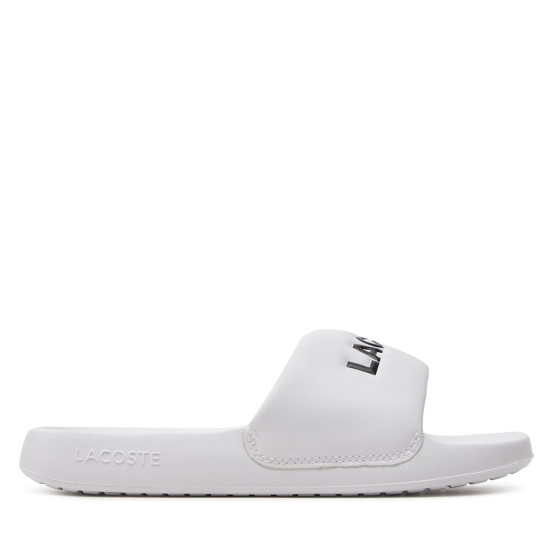 Pantoletten Lacoste Serve Slide 1.0 747CFA0032 Weiß von Lacoste