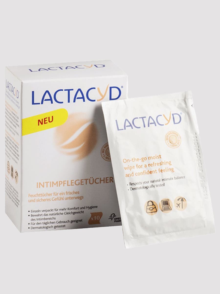 Lactacyd Intimpflegetücher Intimpflege, Weiss, 10 Stück - Amorana von Lactacyd