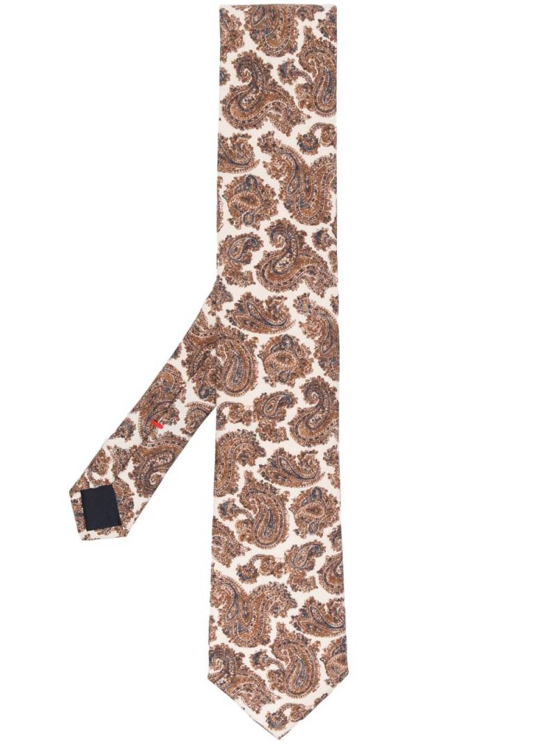 Lady Anne paisley-print tie - Neutrals von Lady Anne