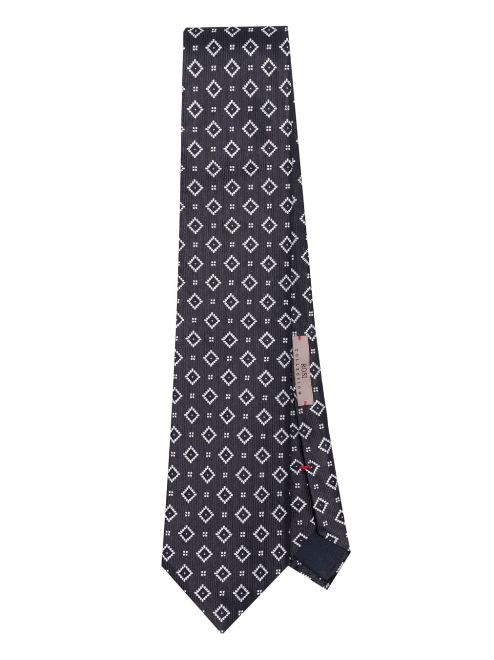 Lady Anne patterned-jacquard tie - Blue von Lady Anne