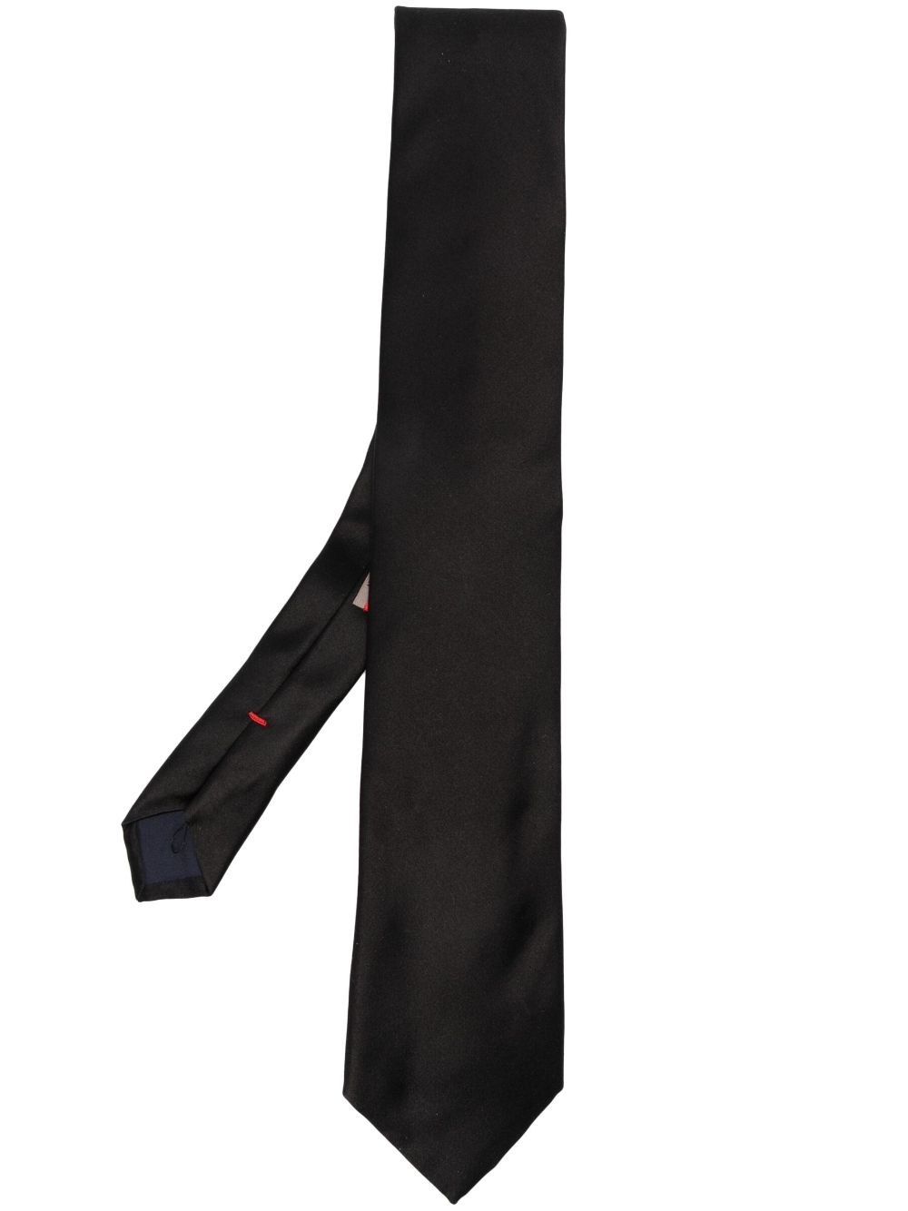 Lady Anne pointed-tip silk tie - Black von Lady Anne