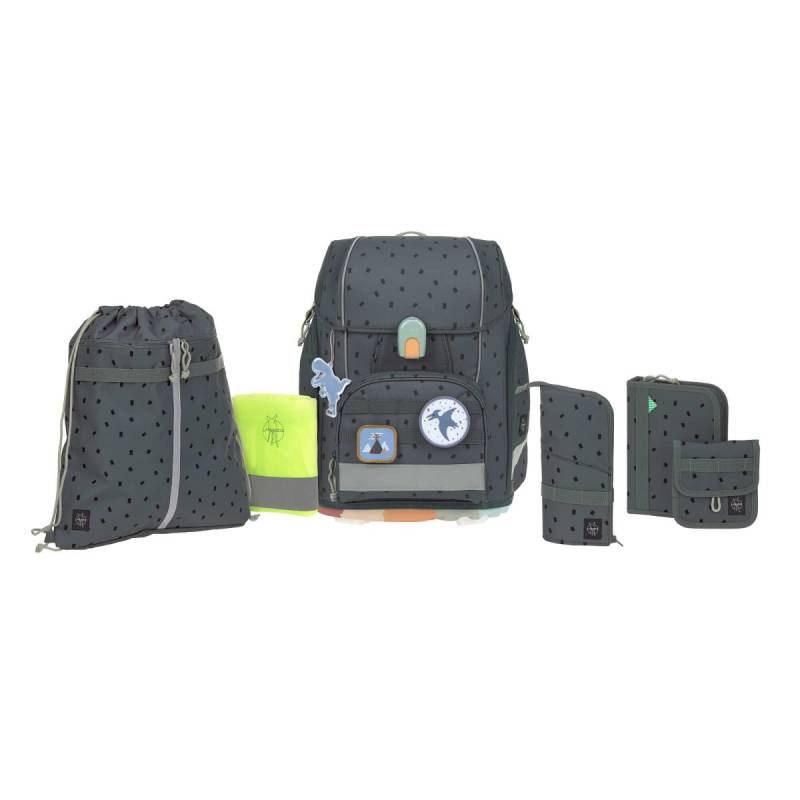 Boxy - Schulrucksack Set in Anthrazit von Lässig