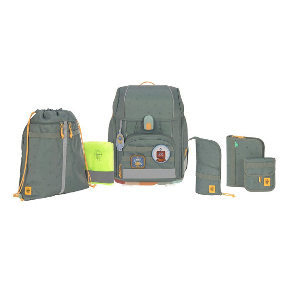 Boxy - Schulrucksack Set in Grün von Lässig