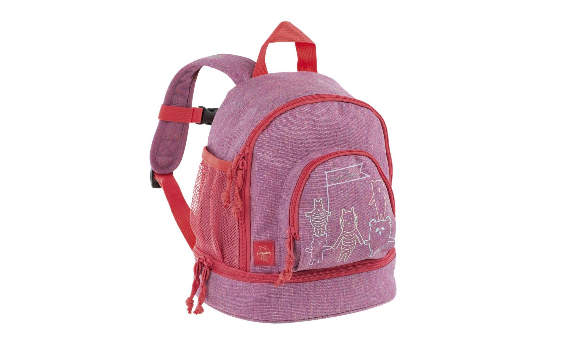 LÄSSIG Kinderrucksack »4Kids Mini Backpack, About Friends Mélange Pink«, Reflektoren LÄSSIG Kinderrucksack »4Kids Mini Backpack, About Friends Mélange Pink«, Reflektoren von Lässig
