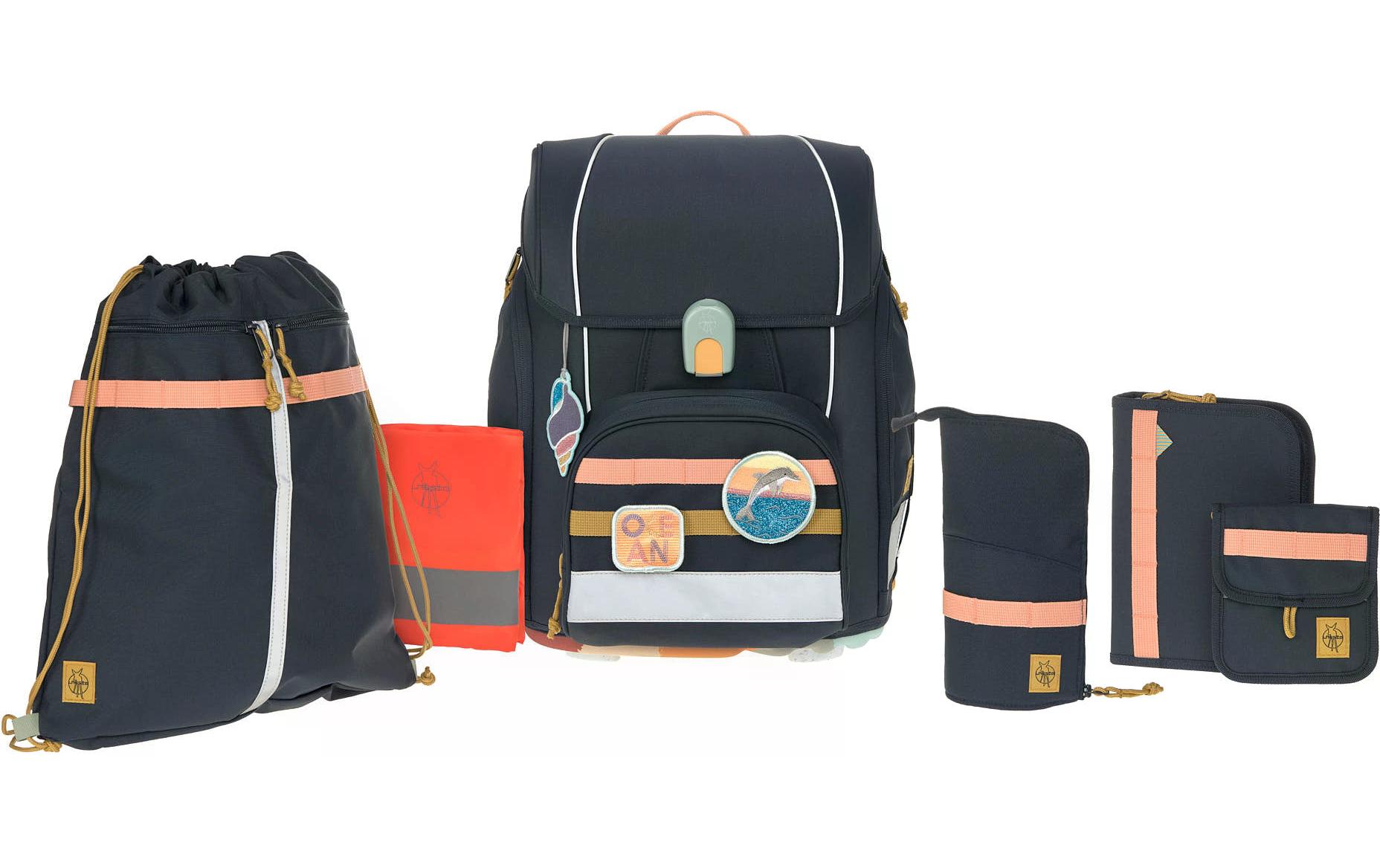 LÄSSIG Schulrucksack »Lässig Schulthek-Set Boxy Unique Ocean« von Lässig