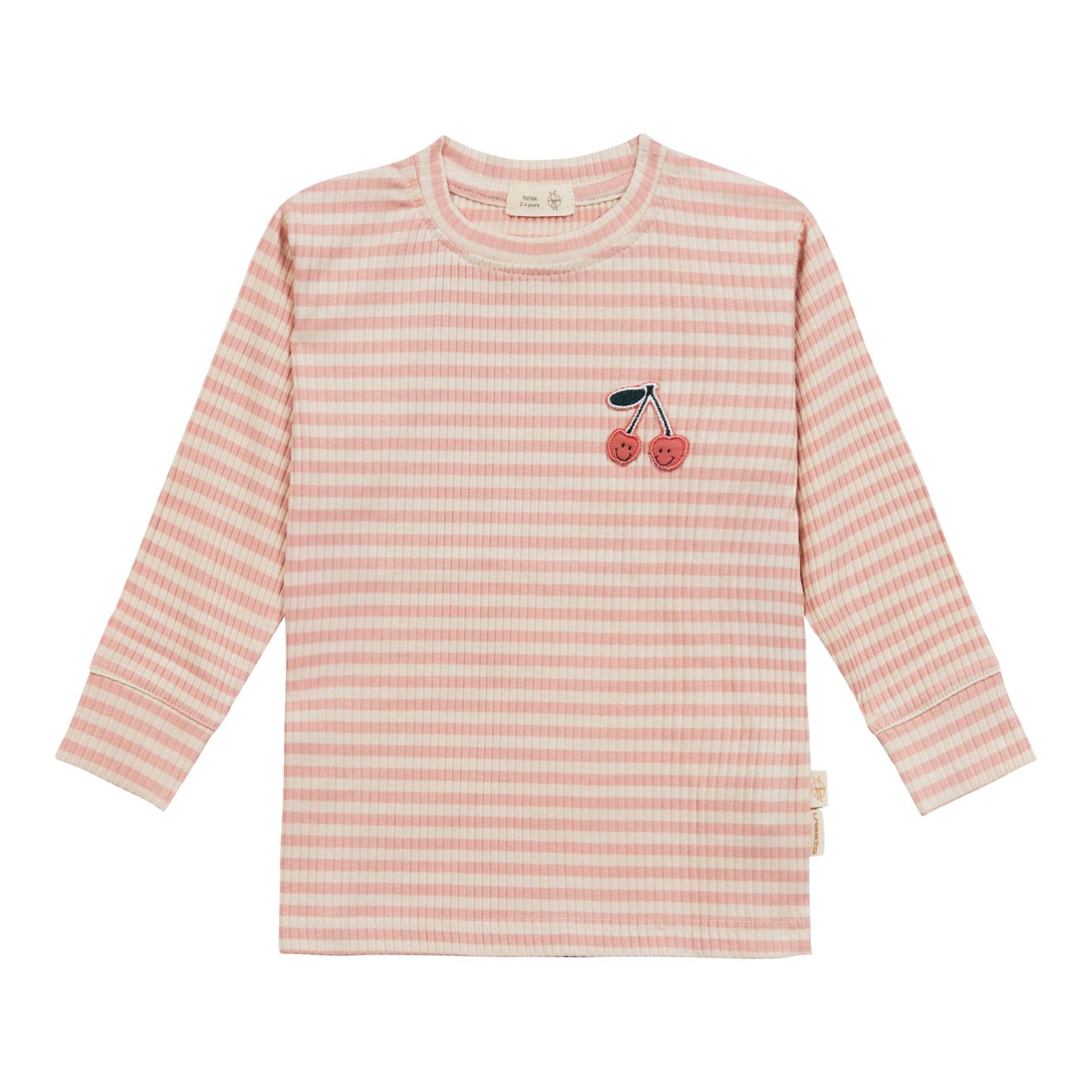 Shirt langarm Rippqualität Ringel Kirschen Little Gang Shirt langarm Rippqualität Ringel Kirschen Little Gang von Lässig