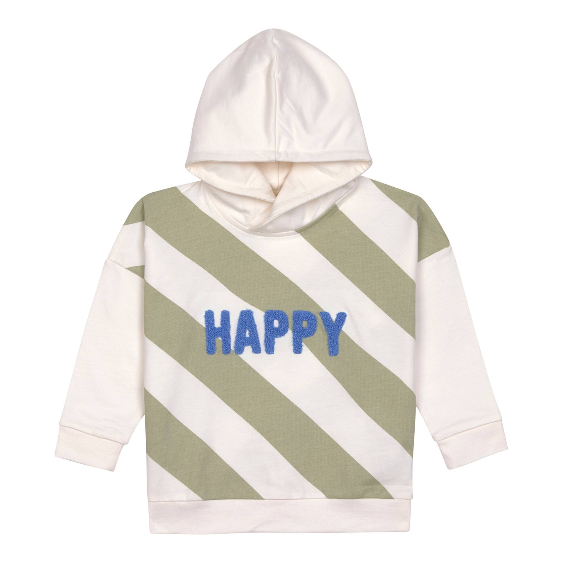 Sweatshirt mit Kapuze Streifen Happy Little Gang von Lässig