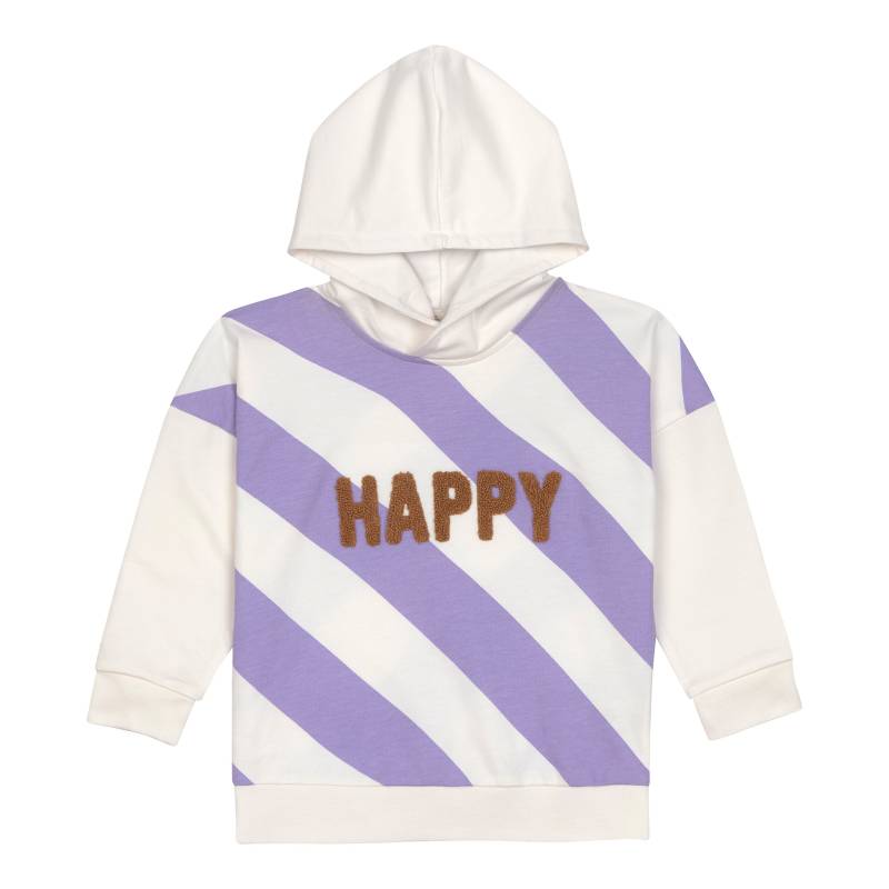 Sweatshirt mit Kapuze Streifen Happy Little Gang von Lässig