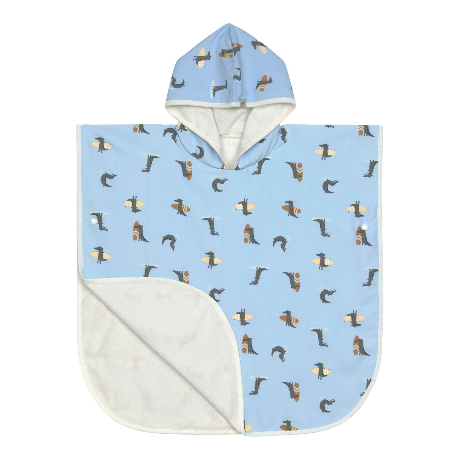 Wende-Badeponcho mit UV-Schutz und Kapuze Krokodile Wende-Badeponcho mit UV-Schutz und Kapuze Krokodile von Lässig