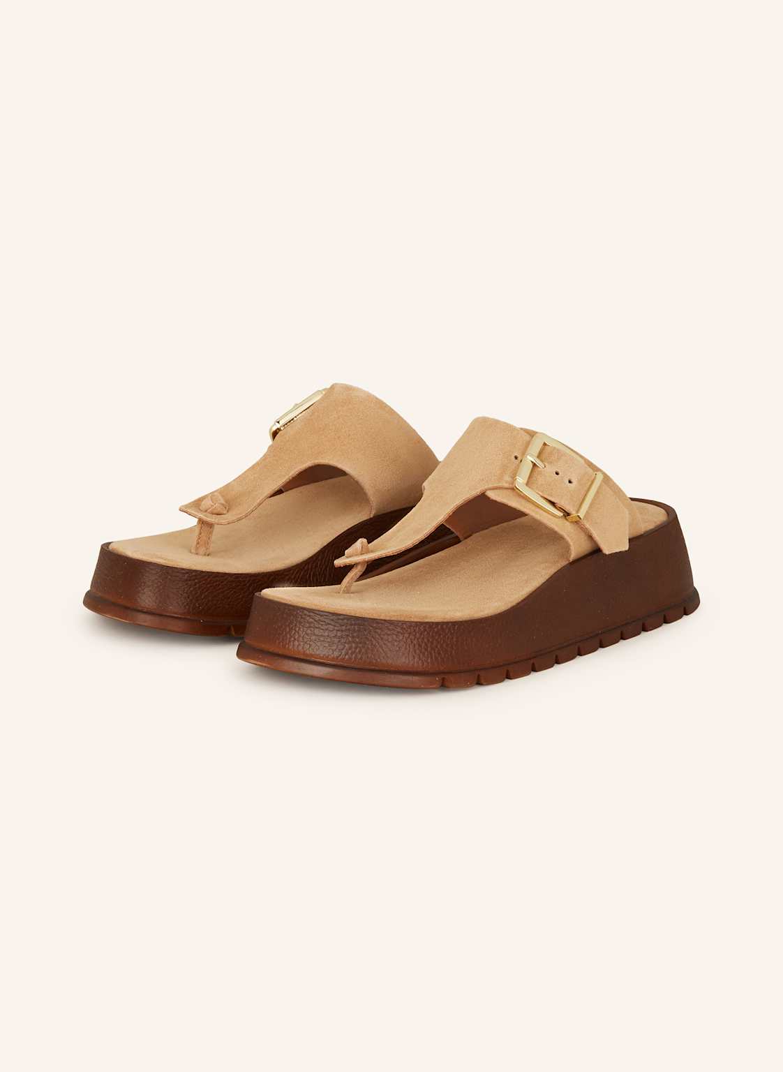 Lala Berlin Plateau-Zehentrenner Paige beige Lala Berlin Plateau-Zehentrenner Paige beige von Lala Berlin