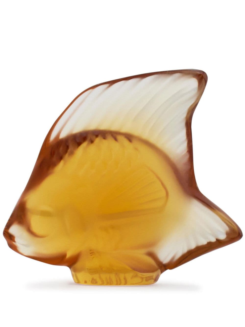 Lalique Fish crystal sculpture - Yellow von Lalique