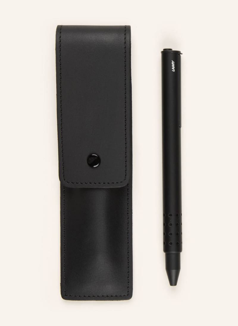 Lamy Set Swift: Tintenroller Und Lederetui schwarz von Lamy