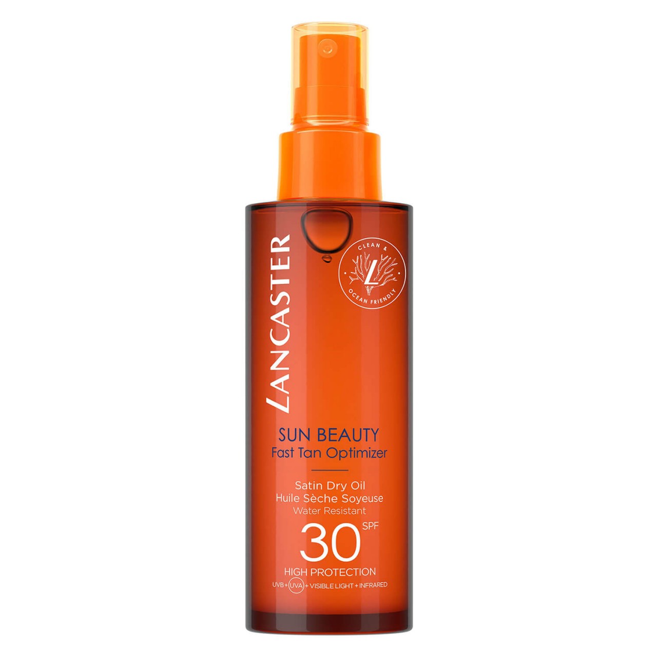 Sun Beauty - Fast Tan Optimizer Satin Dry Oil SPF30 von Lancaster