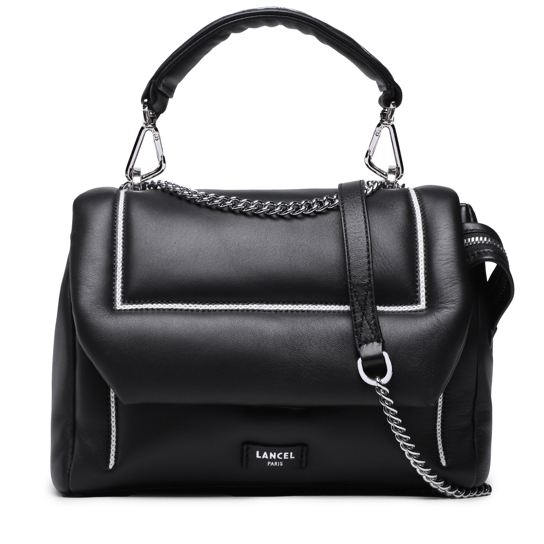 Handtasche Lancel M Flap Bag A1210610TU Schwarz Handtasche Lancel M Flap Bag A1210610TU Schwarz von Lancel