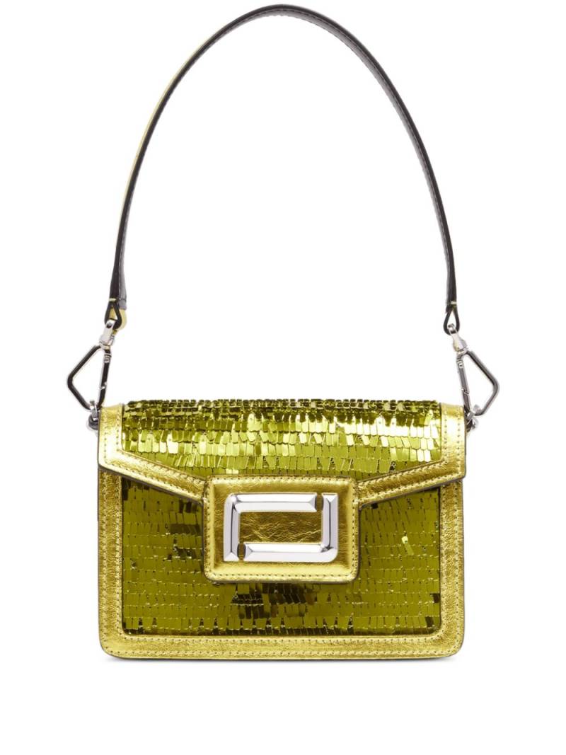 Lancel Angele De Lancel sequined mini bag - Green von Lancel