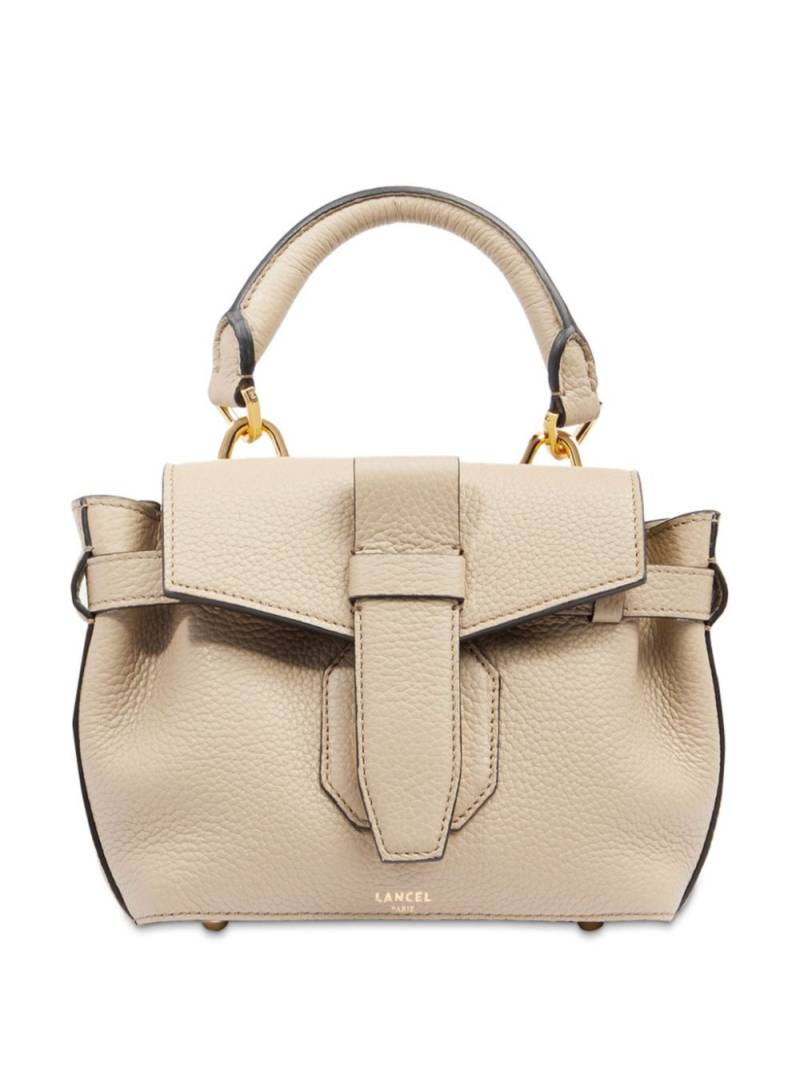 Lancel Charlie leather mini handbag - Neutrals von Lancel