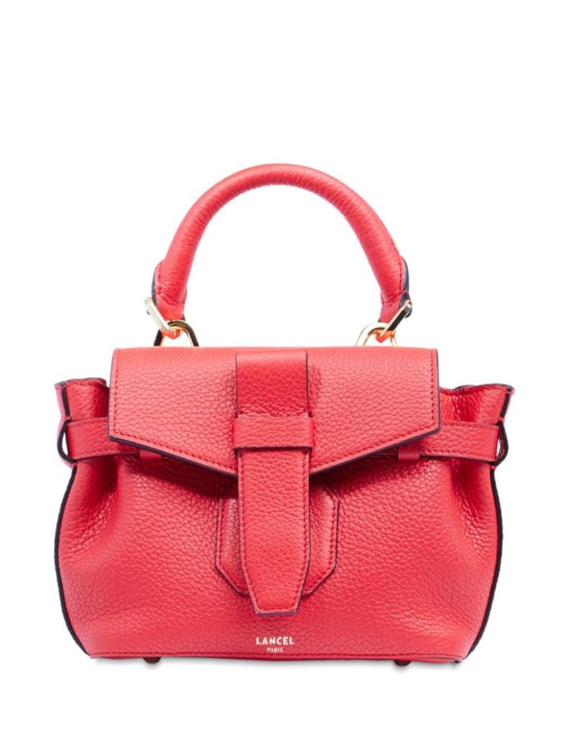 Lancel Charlie leather mini handbag - Red von Lancel