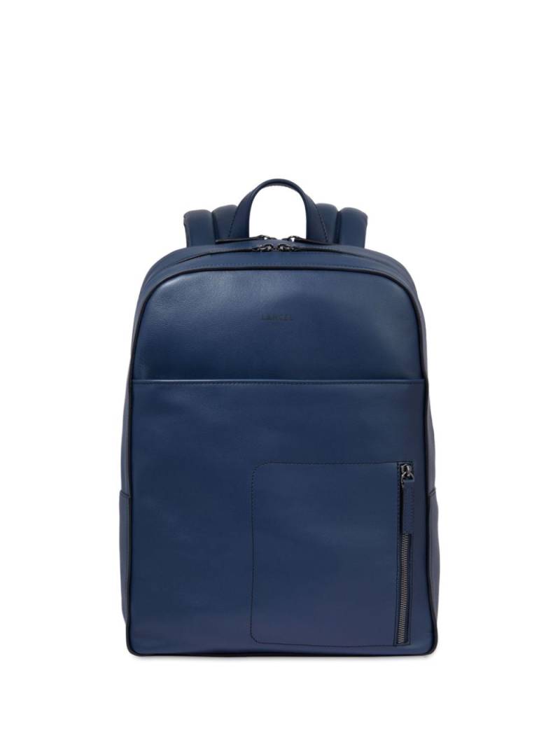 Lancel Max de Lancel leather backpack - Blue von Lancel