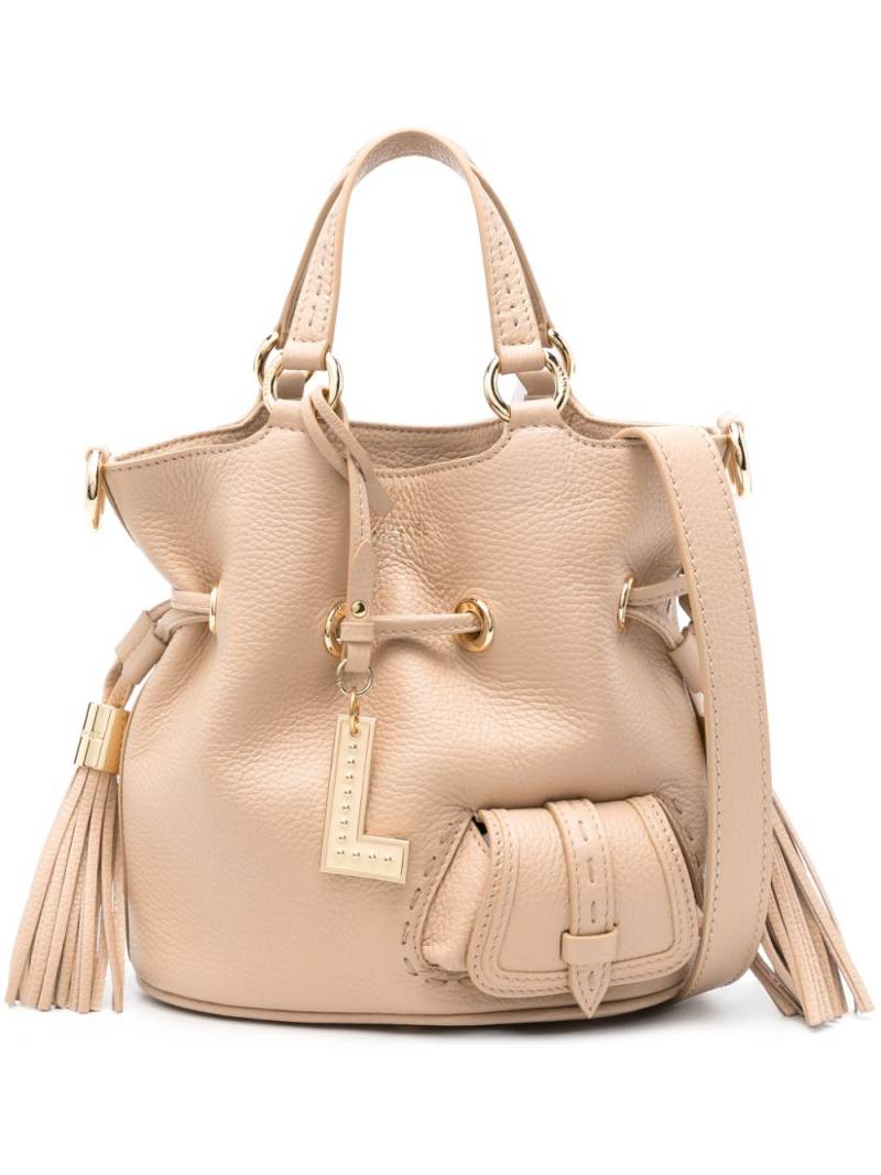 Lancel Premier Flirt leather bucket bag - Neutrals von Lancel