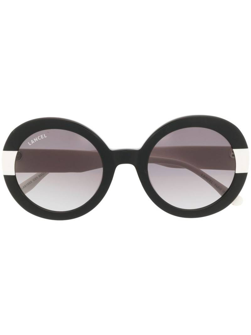 Lancel Rose round-frame sunglasses - Black von Lancel