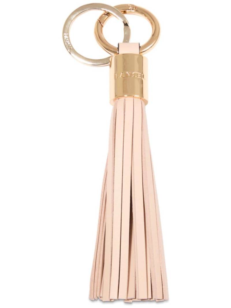 Lancel Tassel leather keyring - Neutrals von Lancel