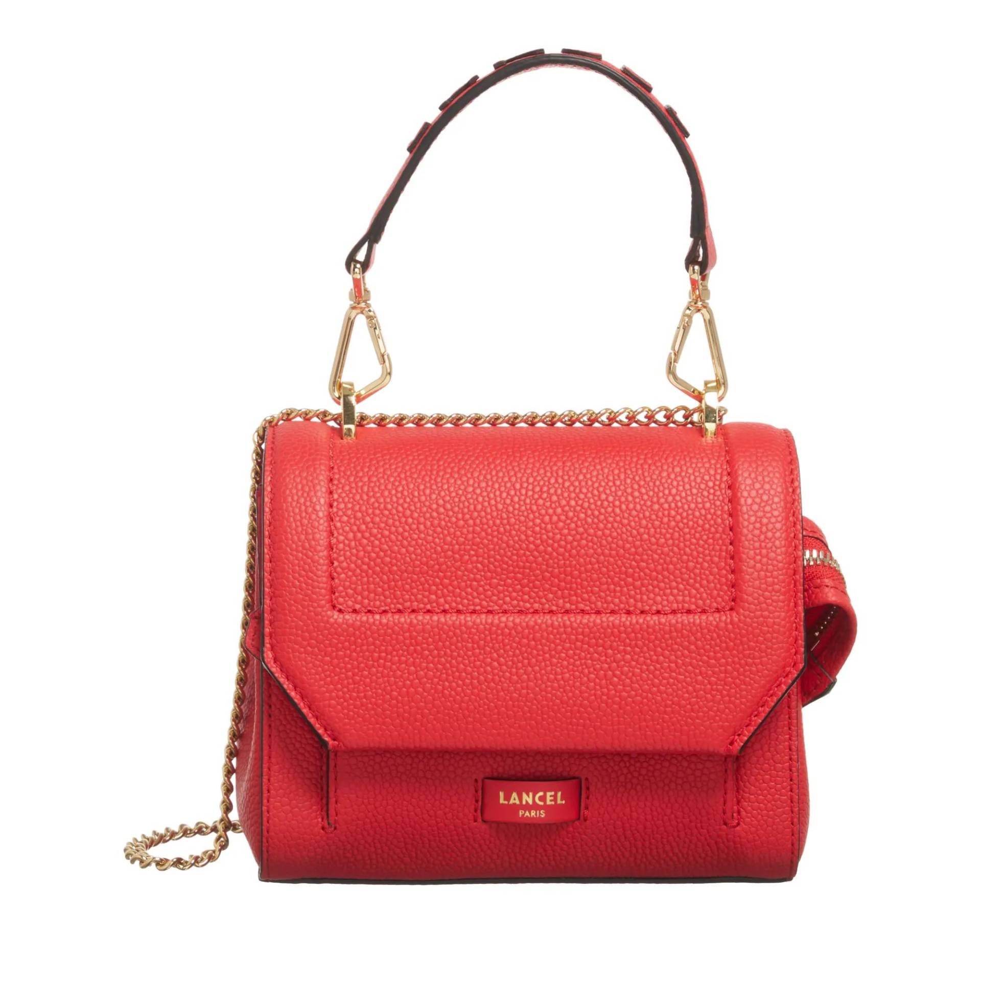 Lancel Schultertasche - Sac Rabat S - Gr. unisize - in Rot - für Damen von Lancel