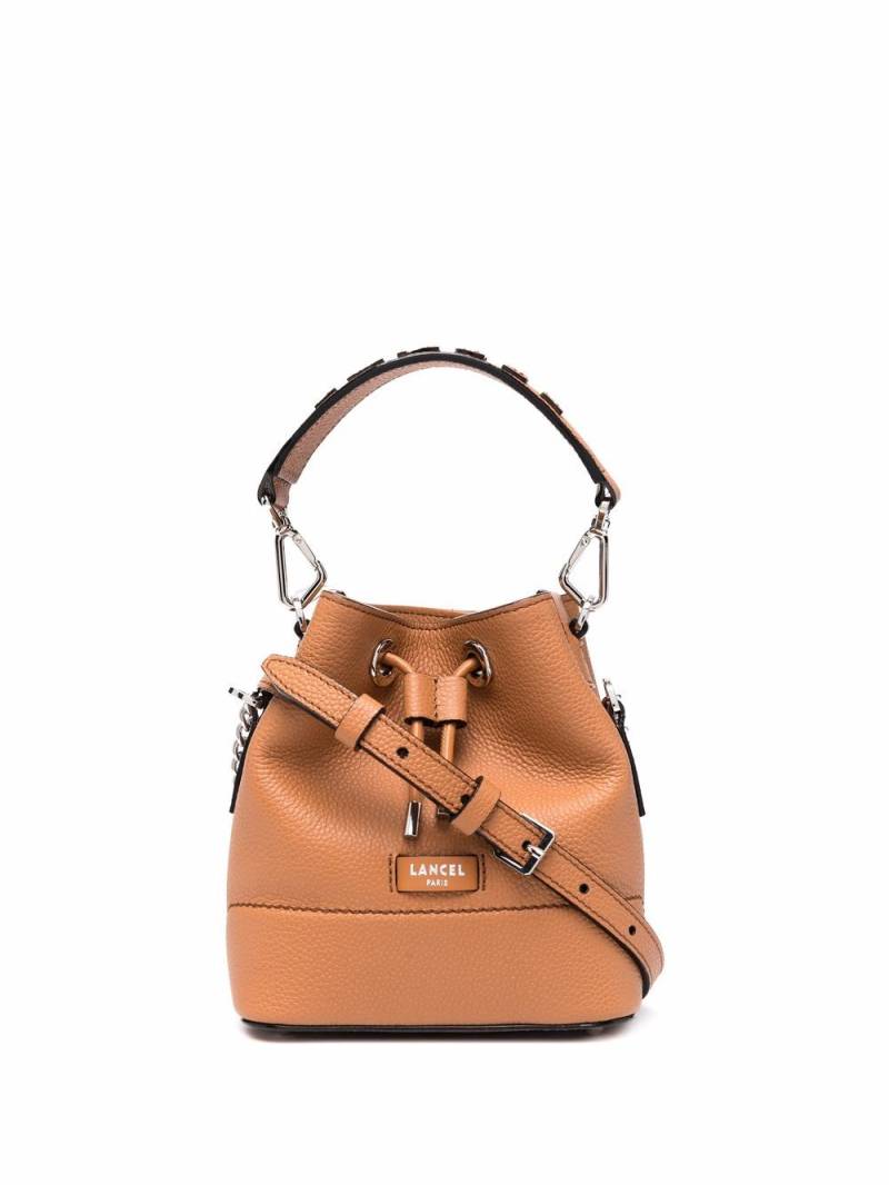 Lancel drawstring leather bag - Brown von Lancel