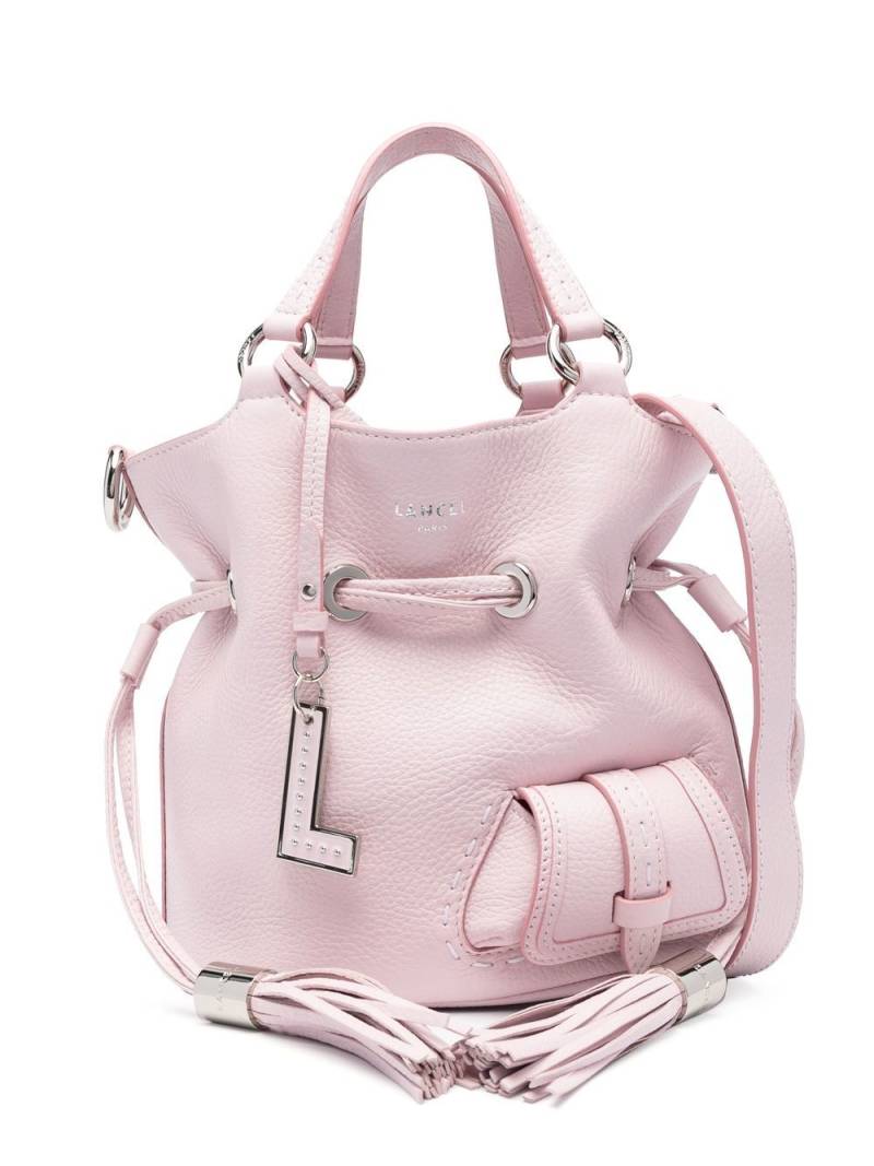 Lancel leather bucket bag - Pink von Lancel