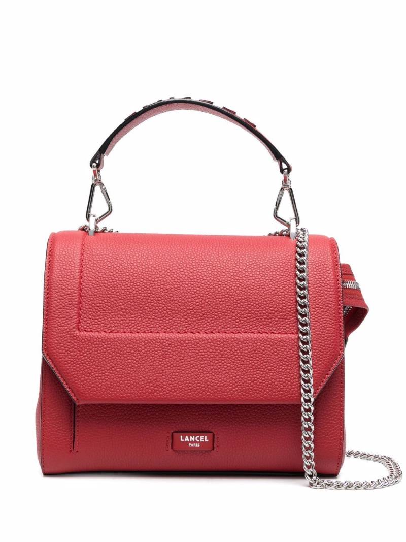 Lancel leather chain-strap tote bag - Red von Lancel