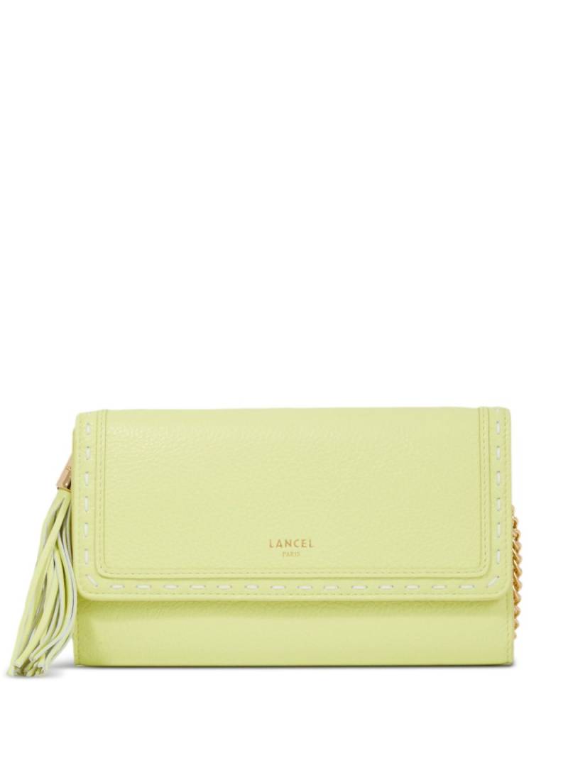 Lancel leather chain wallet - Green von Lancel