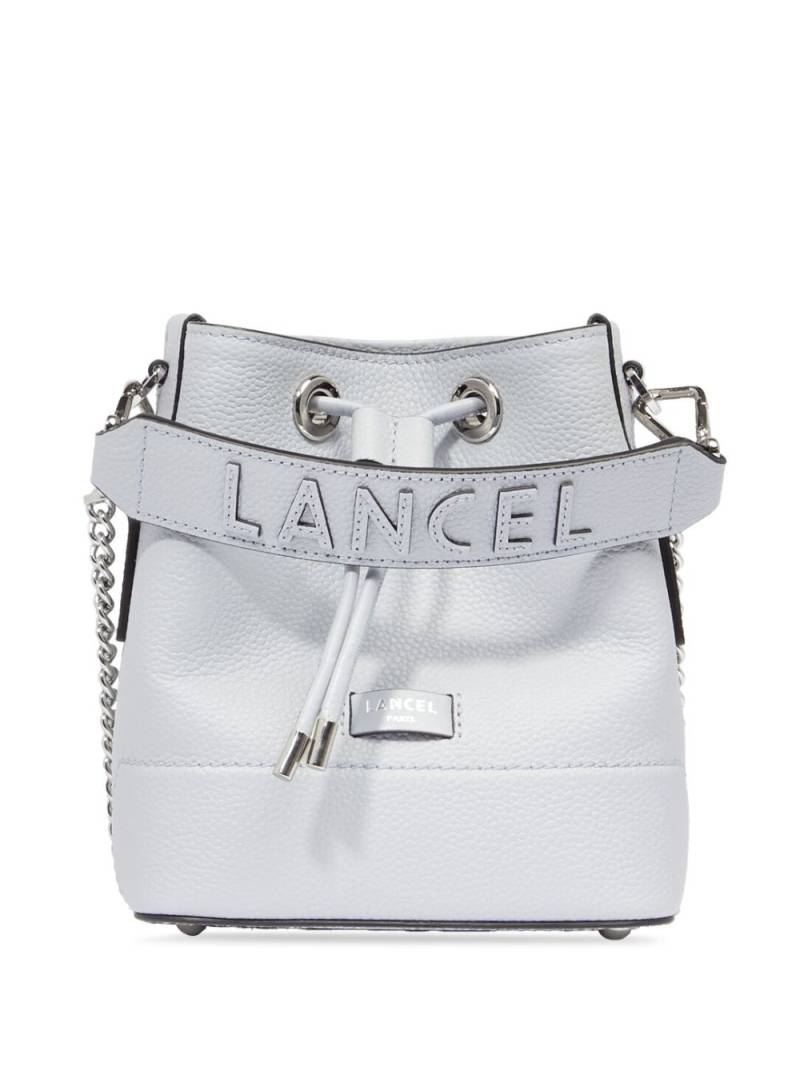 Lancel leather mini bucket bag - Blue von Lancel