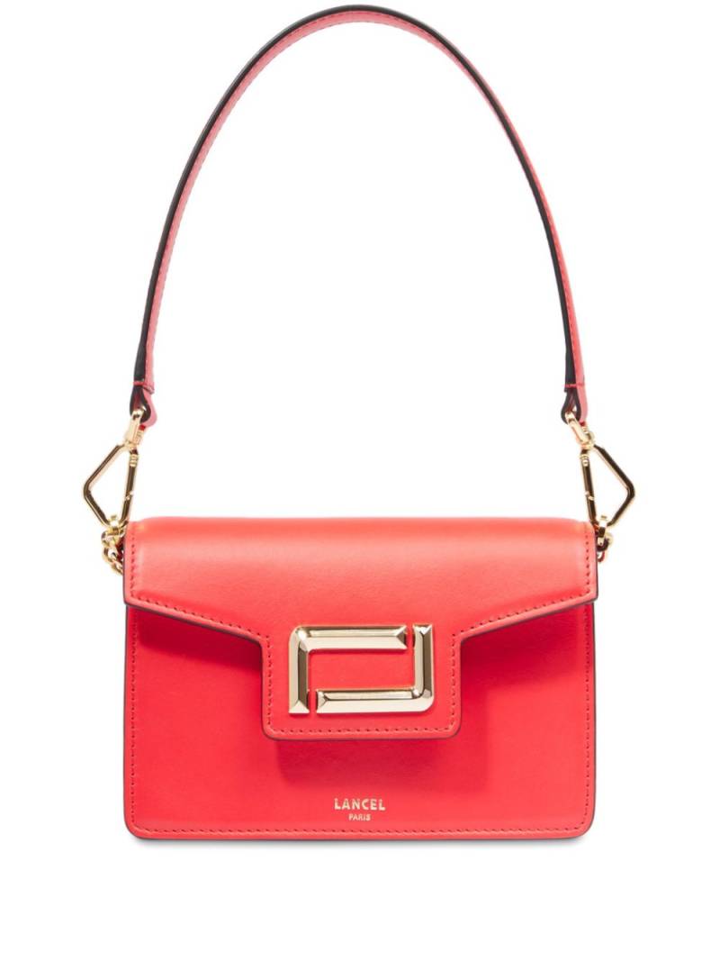 Lancel leather mini flap bag - Red von Lancel