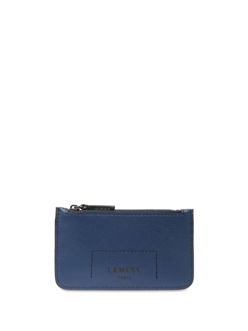 Lancel logo-stamp leather card holder - Blue von Lancel