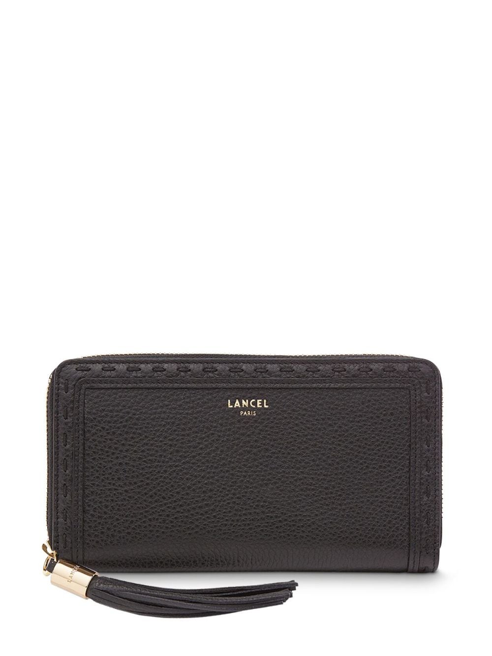 Lancel logo-stamp leather wallet - Black von Lancel