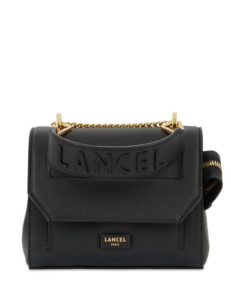 Lancel medium Ninon de Lancel leather flap bag - Black von Lancel