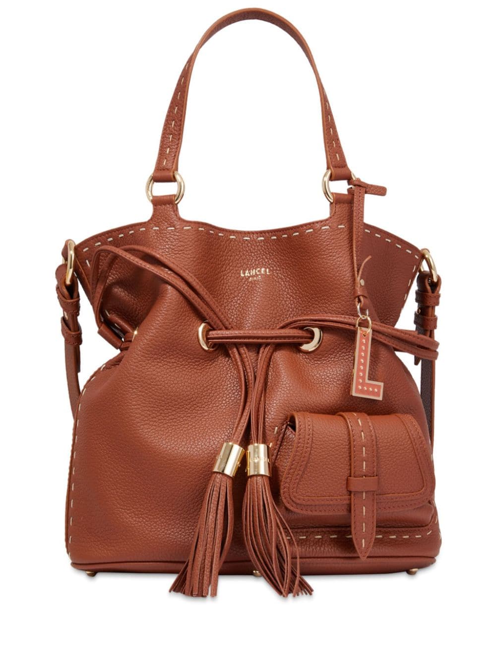 Lancel medium Premier Flirt leather bucket bag - Brown von Lancel