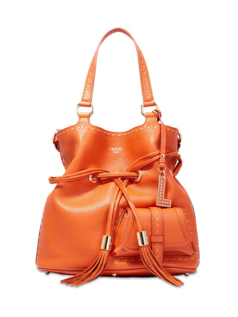 Lancel medium Premier Flirt leather bucket bag - Orange von Lancel