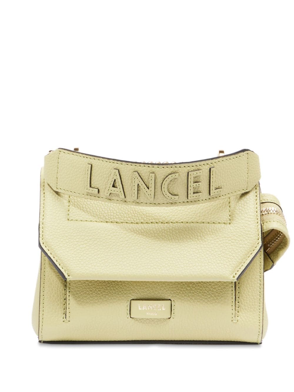 Lancel mini leather cross bag - Green von Lancel