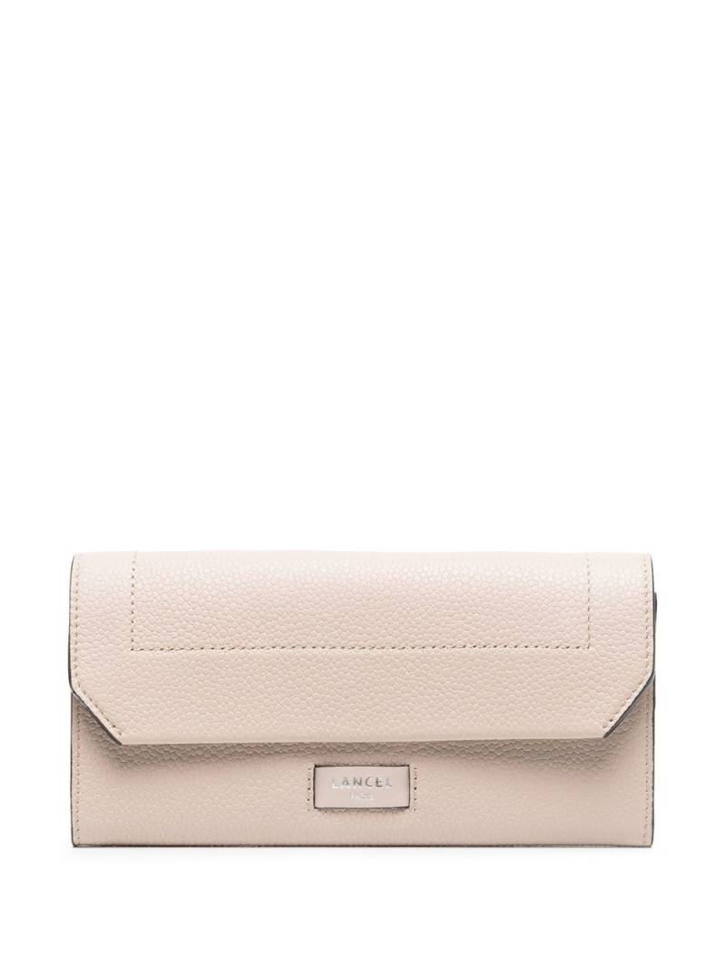 Lancel slim flap wallet - Neutrals von Lancel