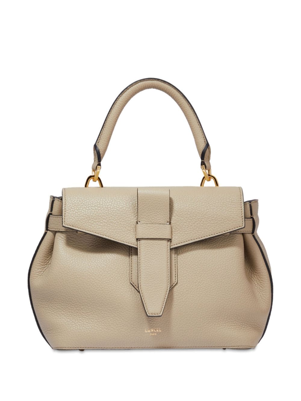 Lancel small Charlie de Lancer leather tote bag - Neutrals von Lancel