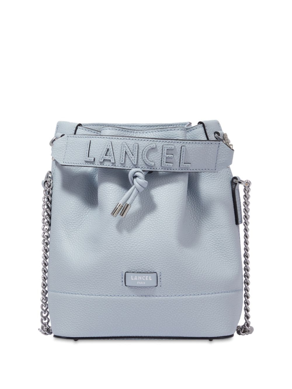 Lancel small leather bucket bag - Blue von Lancel